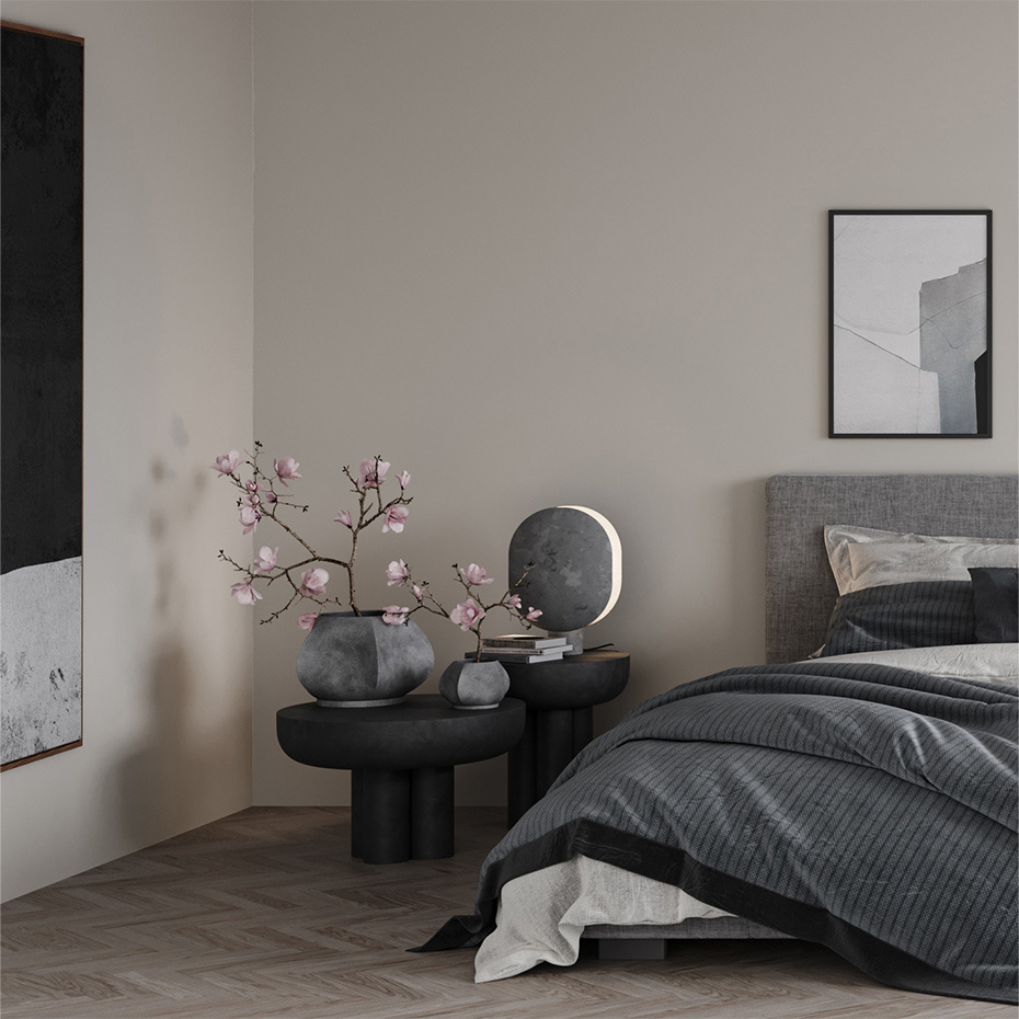 Clam Bordslampa Oxidized