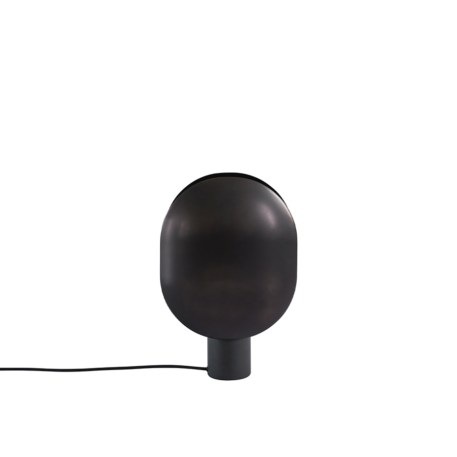 Clam Bordslampa Burned Black