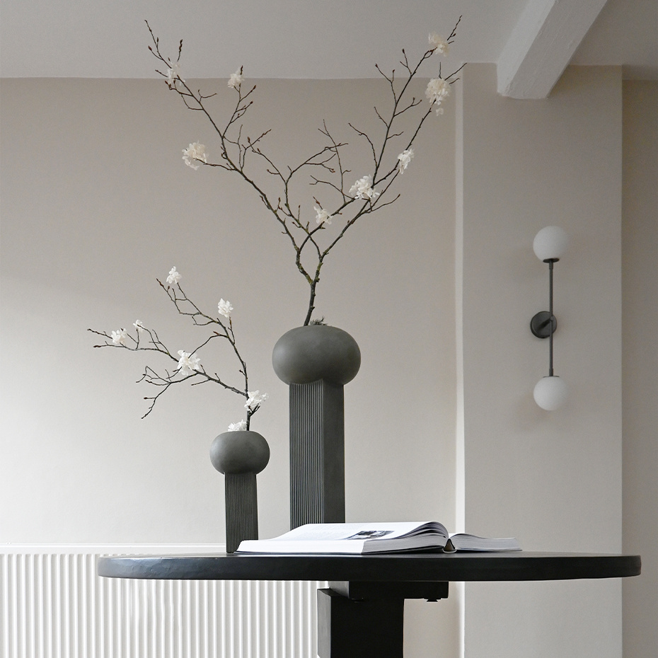 Drop Vägglampa Bulp Grey