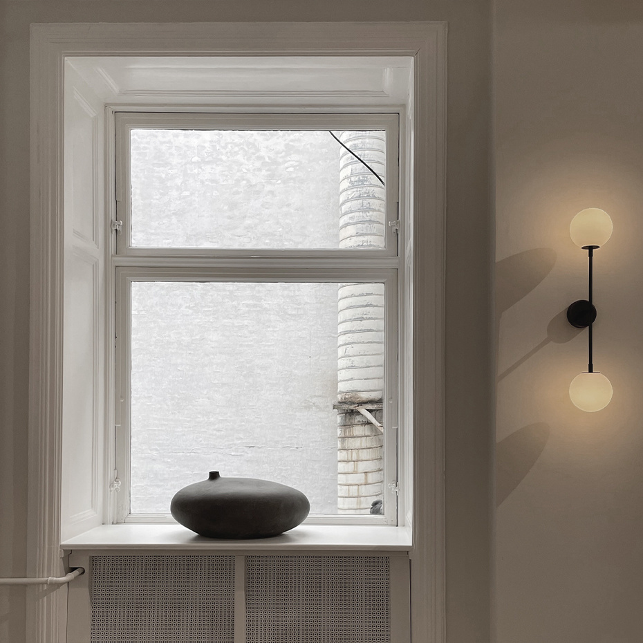 Drop Vägglampa Bulp Grey