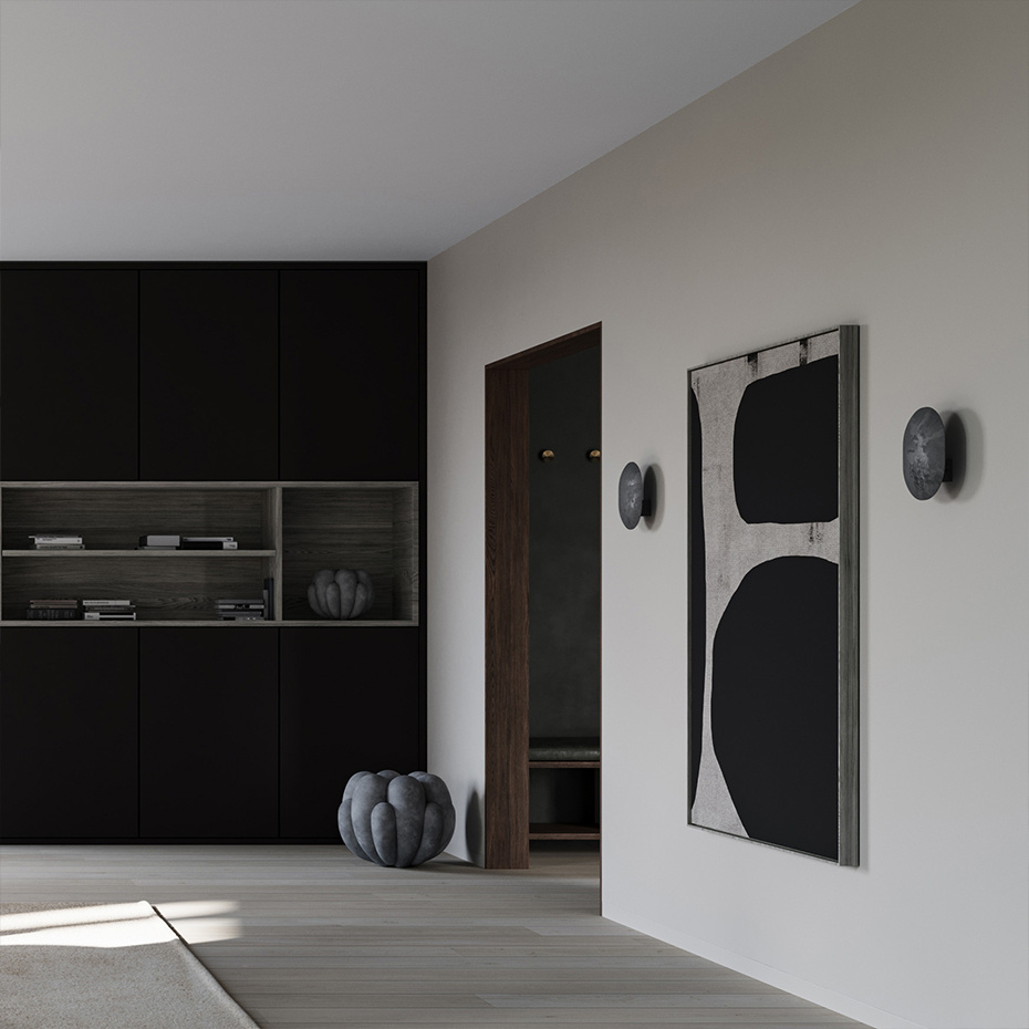 Clam Vägglampa Oxidized