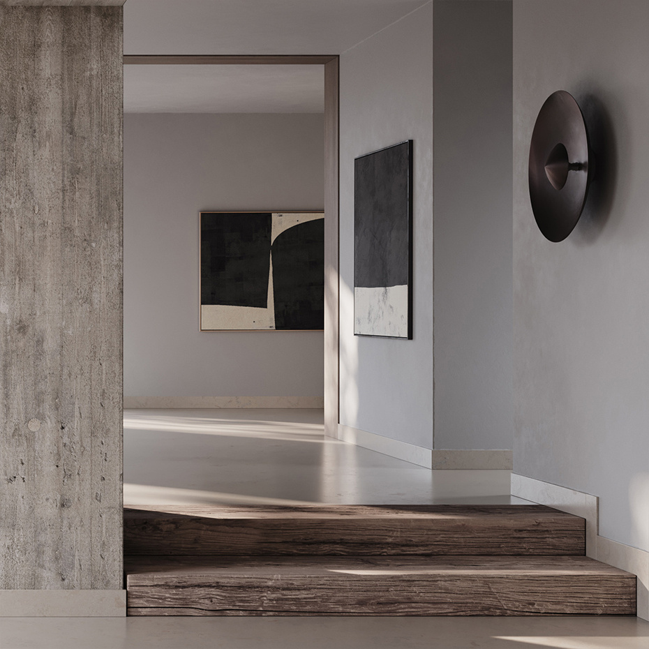 Dusk Vägglampa Burned Black