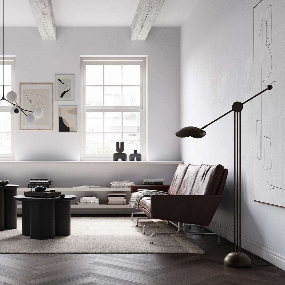 Stingray Golvlampa Bronze