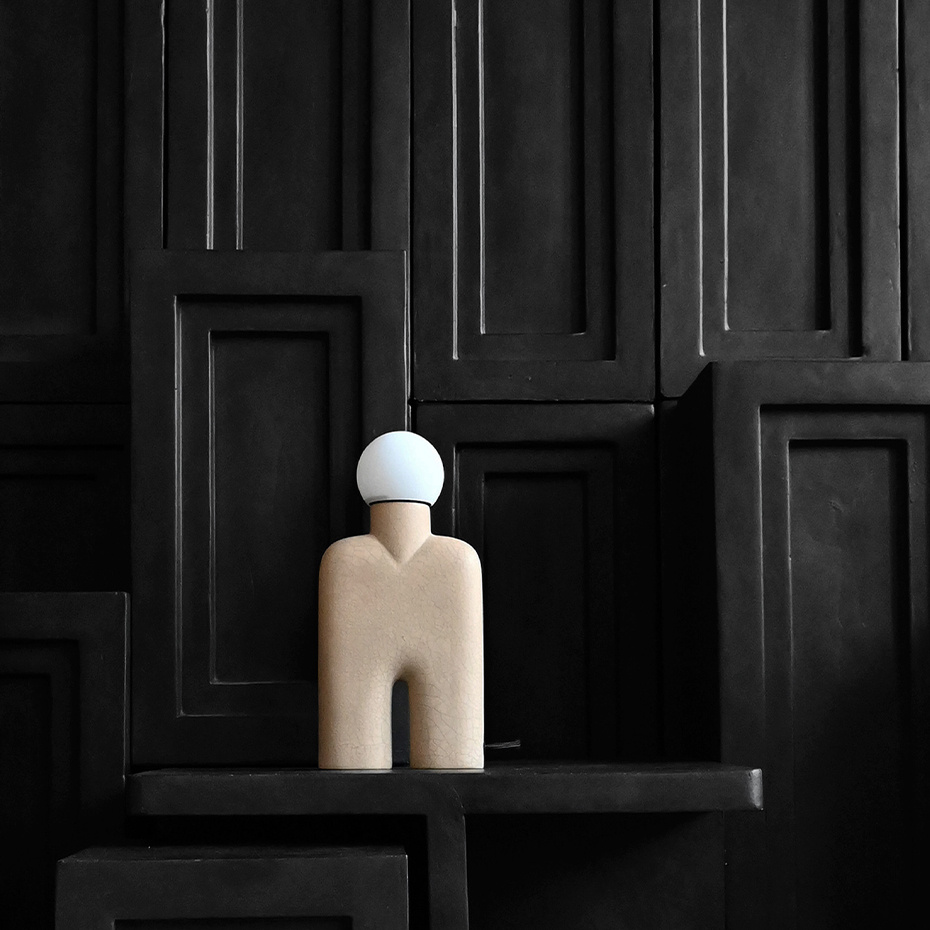 Cobra Bordslampa Sand