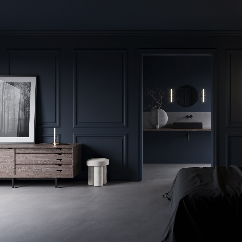 Stick Bordslampa Bronze