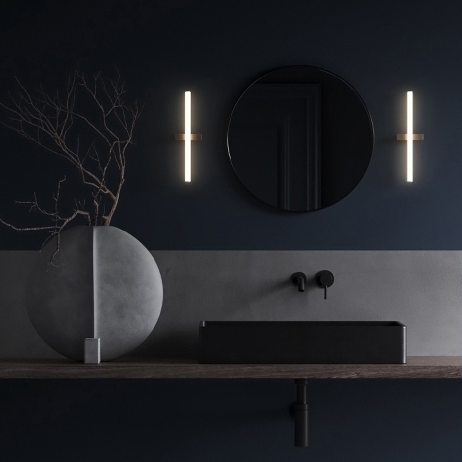 Stick Vägglampa Bronze