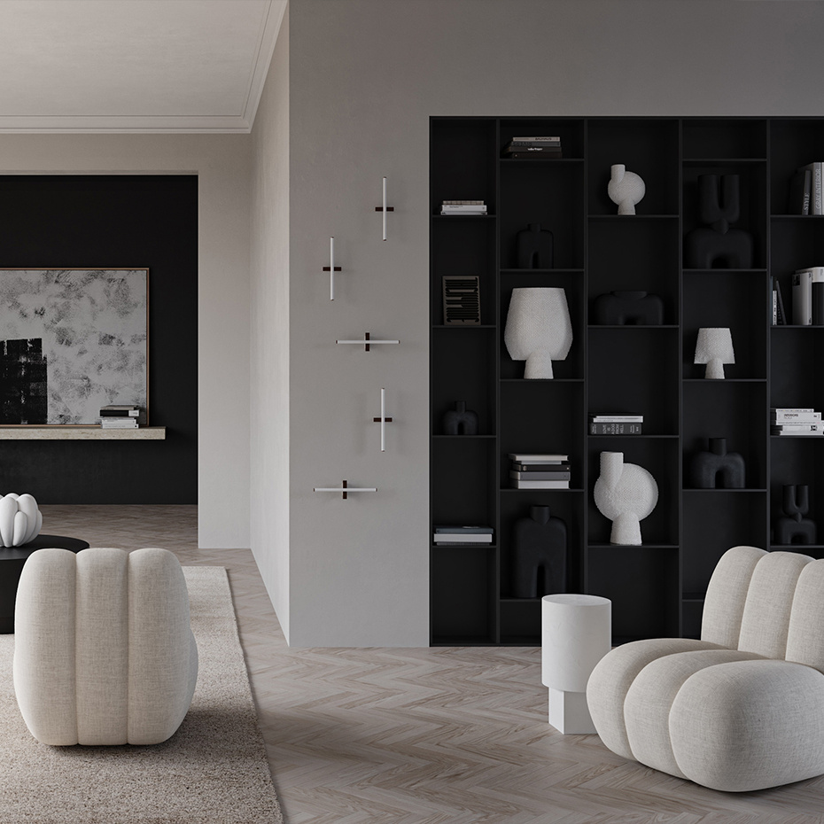 Stick Vägglampa Bronze