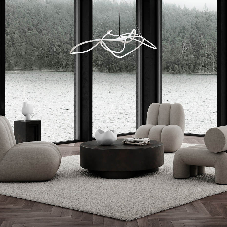 Ghost Ljuskrona Mini Neon