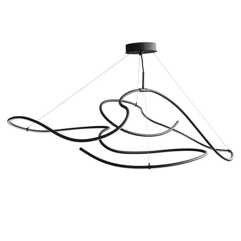 Ghost Ljuskrona Big Burned Black