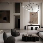 Ghost Ljuskrona Big Burned Black Ghost Ljuskrona Big Burned Black