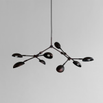 Drop Ljuskrona Mini Burned Black 5m Drop Ljuskrona Mini Burned Black 5m