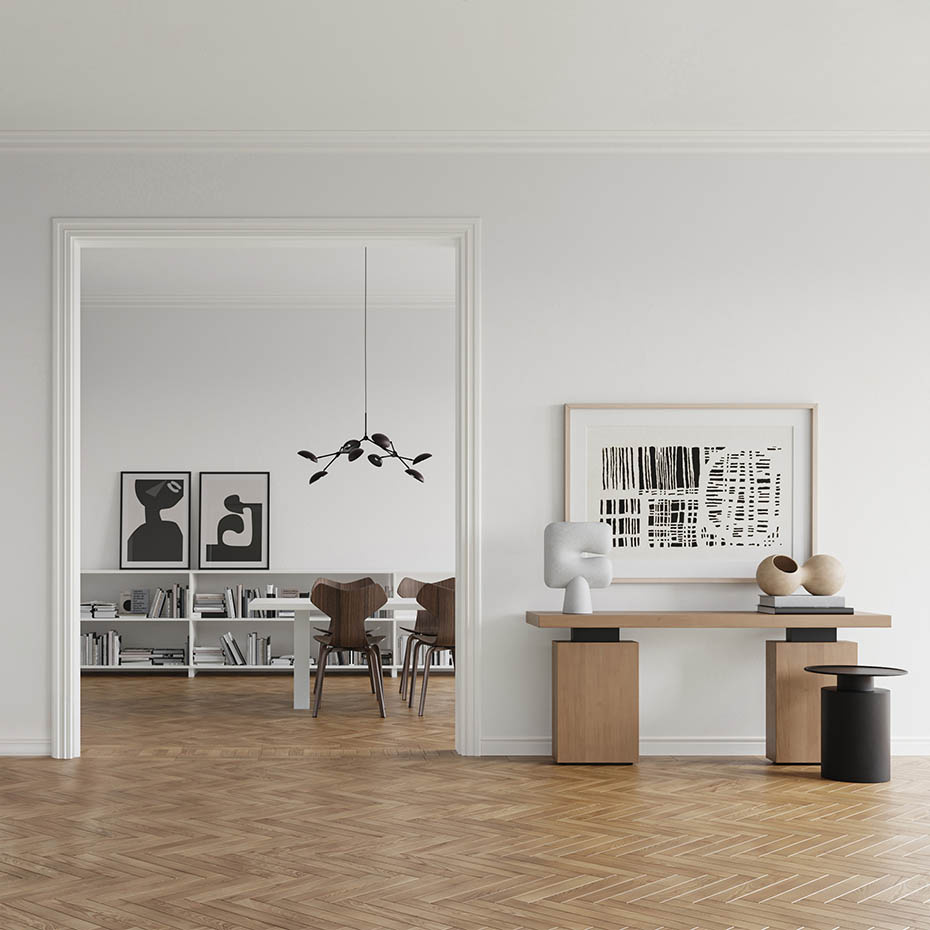 Drop Ljuskrona Mini Burned Black 5m