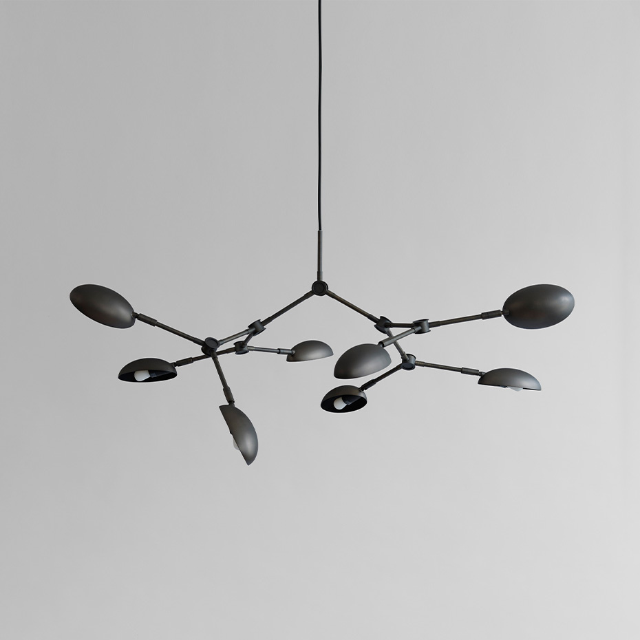 Drop Ljuskrona Mini Bronze 5m