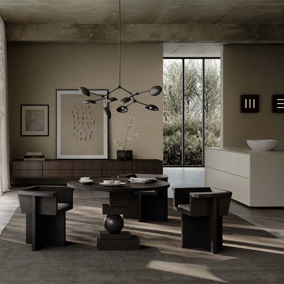 Drop Ljuskrona Mini Bronze 5m