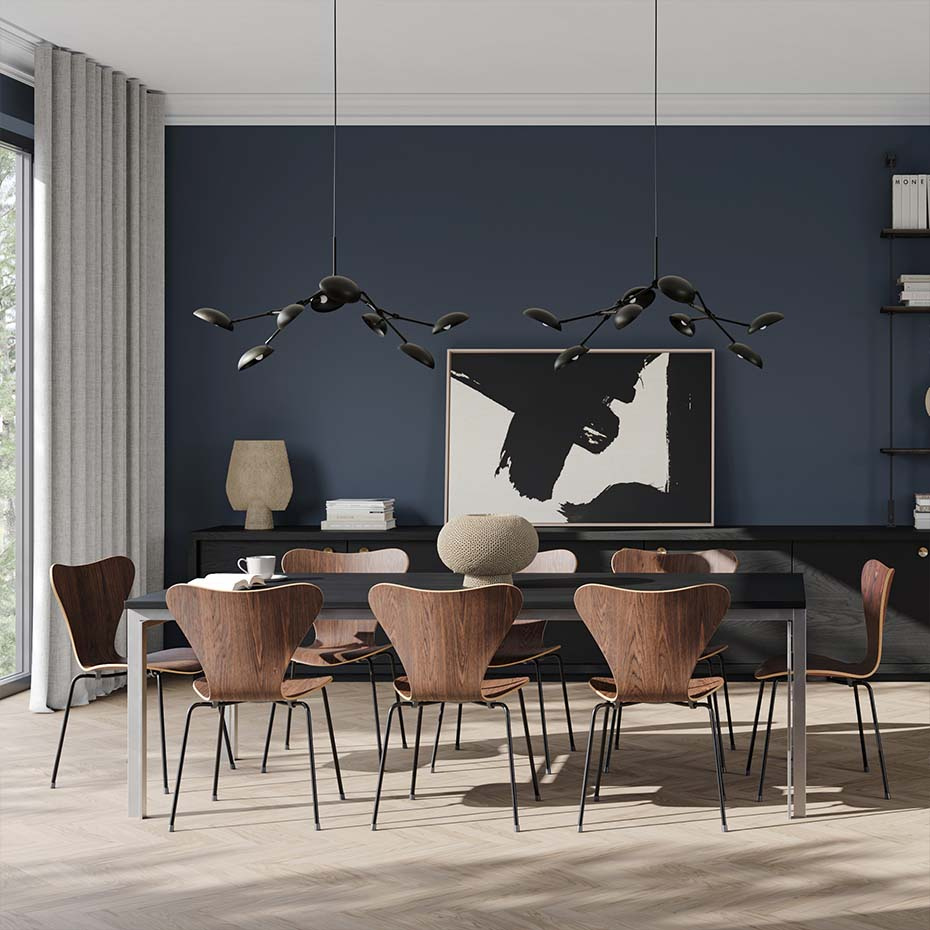 Drop Ljuskrona Mini Bronze 5m