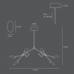 Drop Ljuskrona Mini Bronze 5m Drop Ljuskrona Mini Bronze 5m