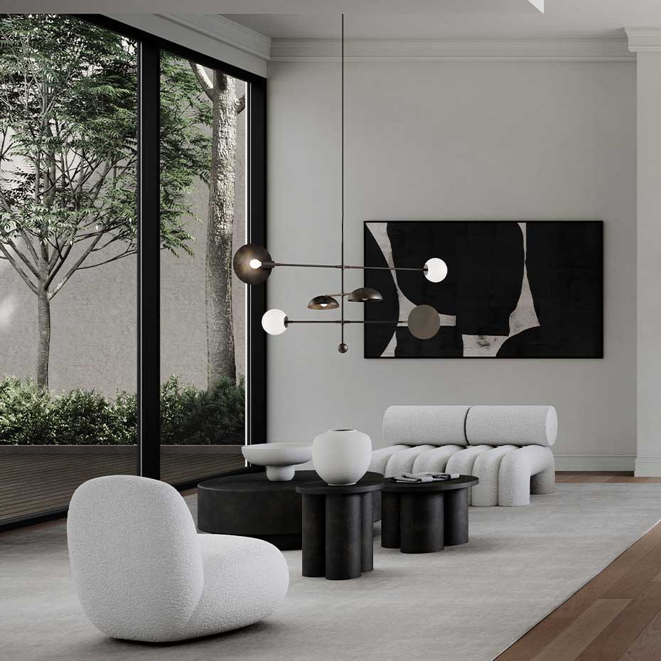 Sahn Ljuskrona Bronze 5m