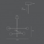 Sahn Ljuskrona Bronze 5m Sahn Ljuskrona Bronze 5m