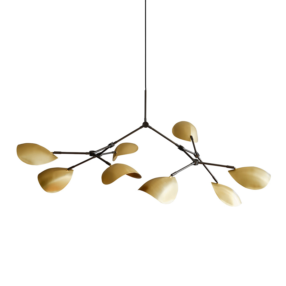 101 Copenhagen Stingray Ljuskrona Brass 5m