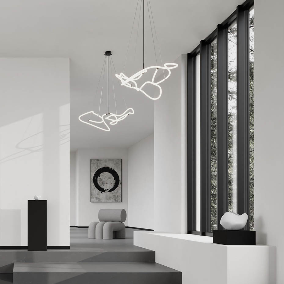 Ghost Ljuskrona Mini Neon 5m