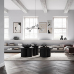 Drop Ljuskrona Bulp Mini Grey 5m Drop Ljuskrona Bulp Mini Grey 5m