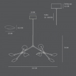 Stingray Ljuskrona Bronze 5m Stingray Ljuskrona Bronze 5m