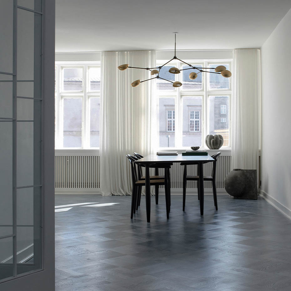 Drop Ljuskrona Brass 5m