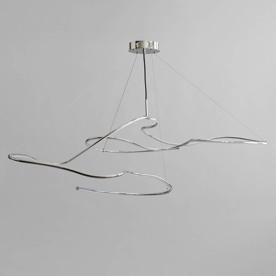 Ghost Ljuskrona Big Chrome 5m