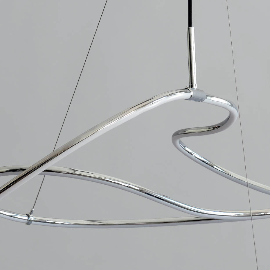 Ghost Ljuskrona Mini Chrome 5m