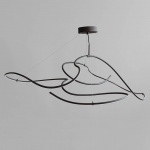 Ghost Ljuskrona Big Burned Black 5m Ghost Ljuskrona Big Burned Black 5m