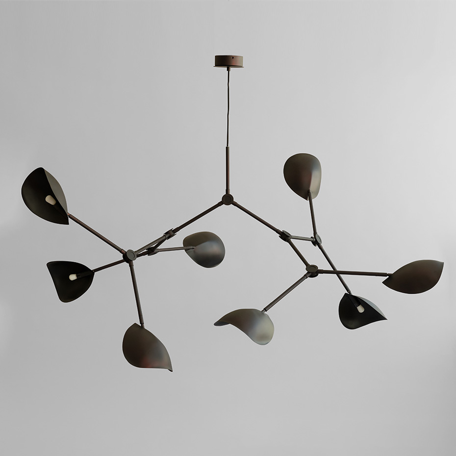 Stingray Ljuskrona Grande Burned Black 5m