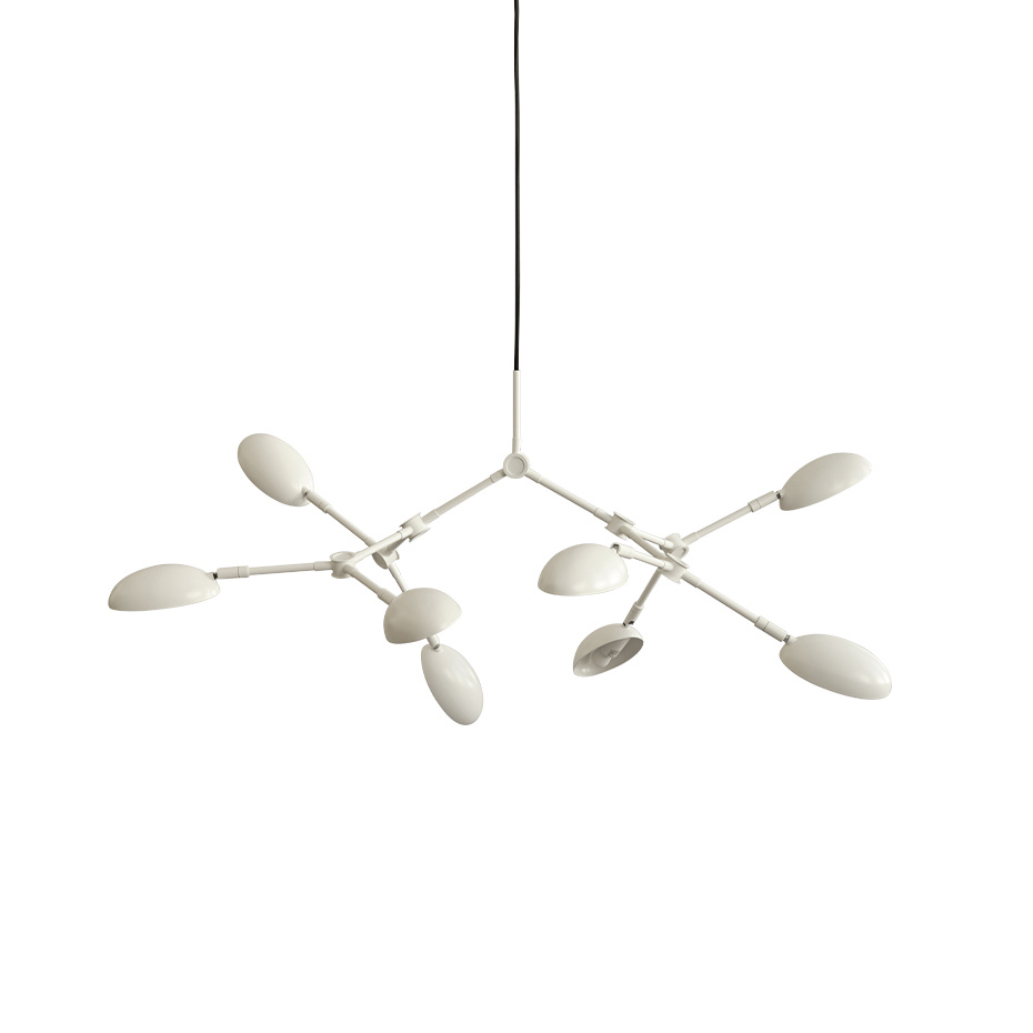 101 Copenhagen Drop Ljuskrona Mini White 5m