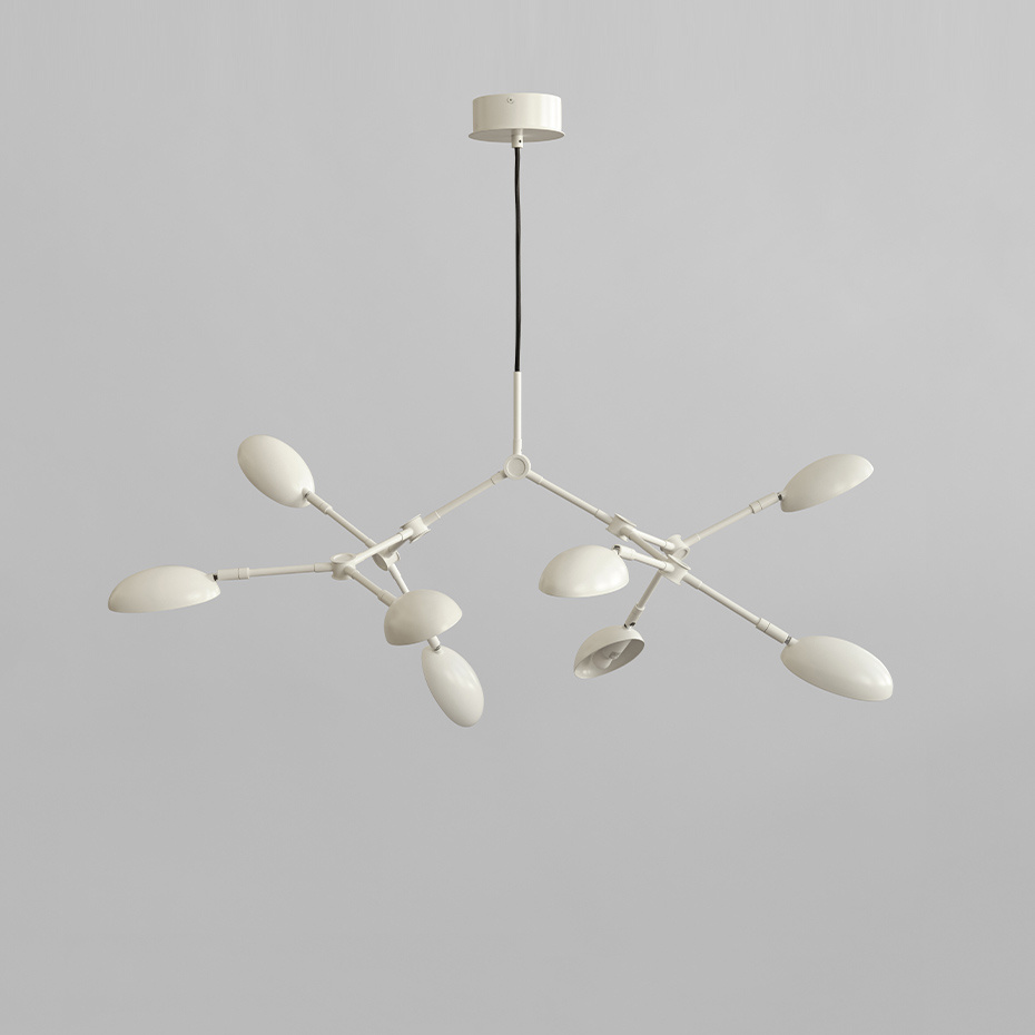 Drop Ljuskrona Mini White 5m