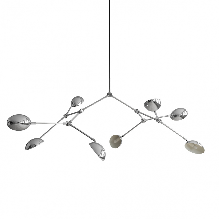 Drop Ljuskrona Chrome 5m