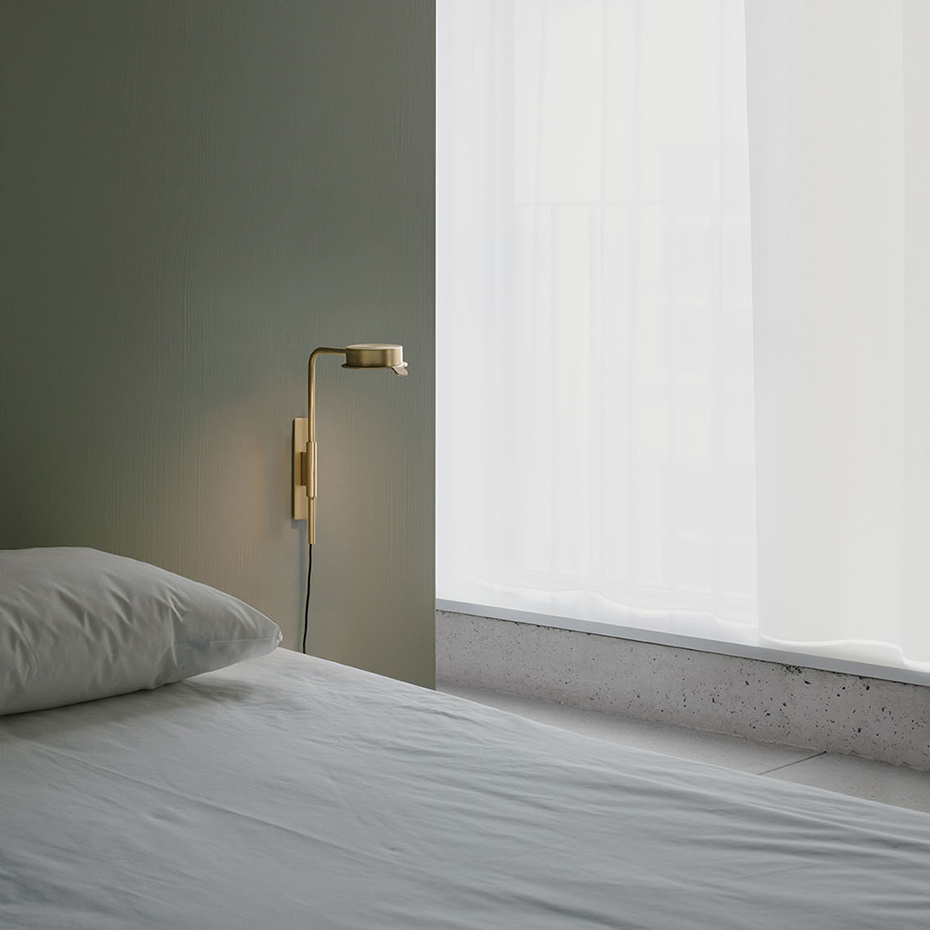 Chipperfield w102 w Vägglampa Brass