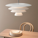 Da Vinci Pendel Ø50cm Mattvit Da Vinci Pendel Ø50cm Mattvit