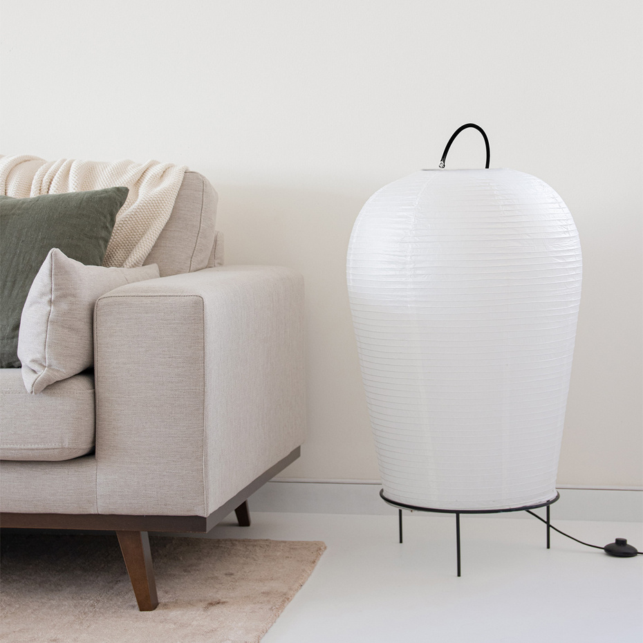 Osaka Golvlampa Vit/Svart