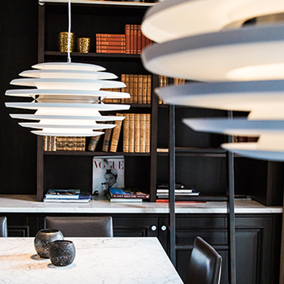 Ellipse Pendel Ø50cm Mässing