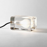 Block Lamp Mini Bordslampa Svart