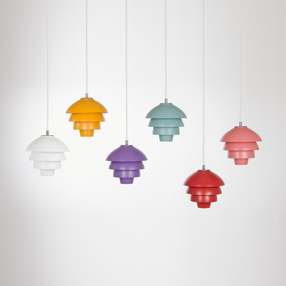 Valencia Pendel Ø24cm Mattvit