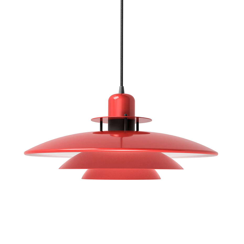 Primus Pendel Ø43cm Blankröd/Mattsvart