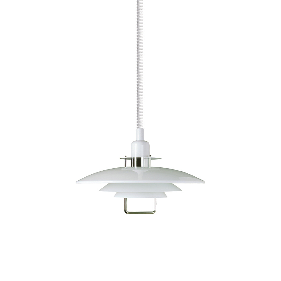 Primus II Pendel Ø43cm Blankvit/Krom