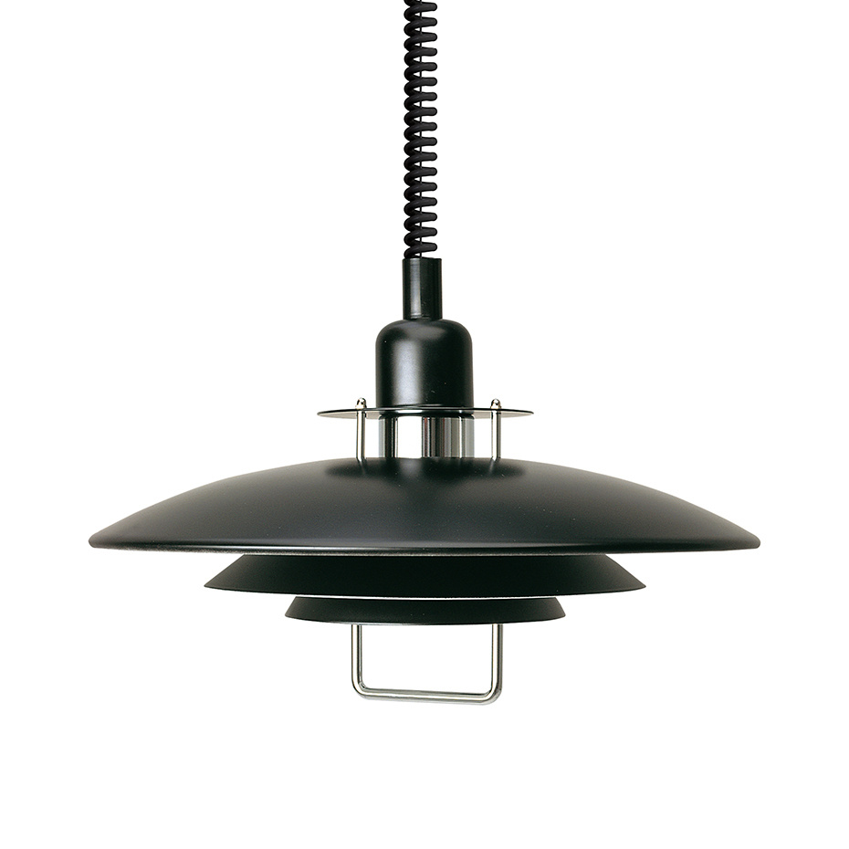 Primus II Pendel Ø43cm Mattsvart/Krom