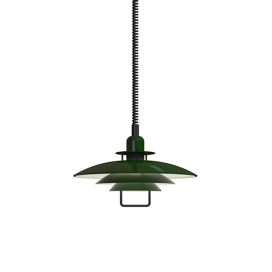 Primus II Pendel Ø43cm Skogsgrön/Mattsvart