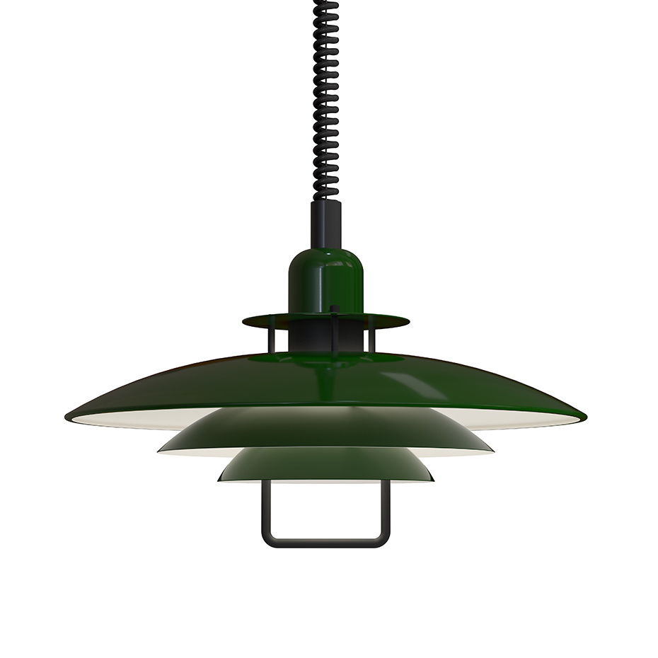 Primus II Pendel Ø43cm Skogsgrön/Mattsvart