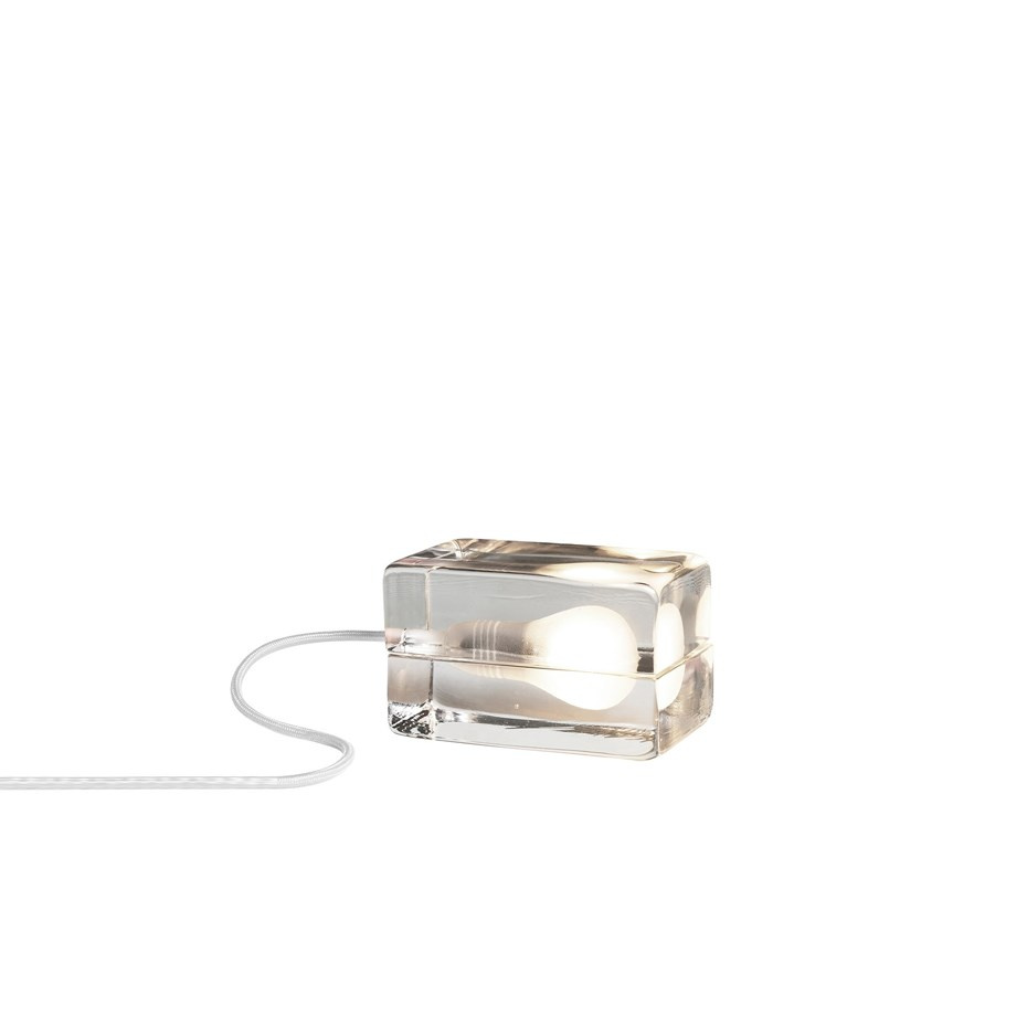 Block Lamp Bordslampa Vit