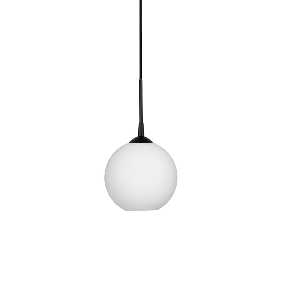 Capo Pendel Ø20cm Svart/Opalglas