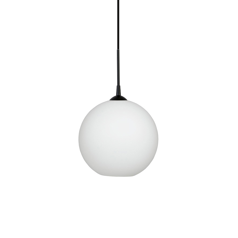 Capo Pendel Ø30cm Svart/Opalglas
