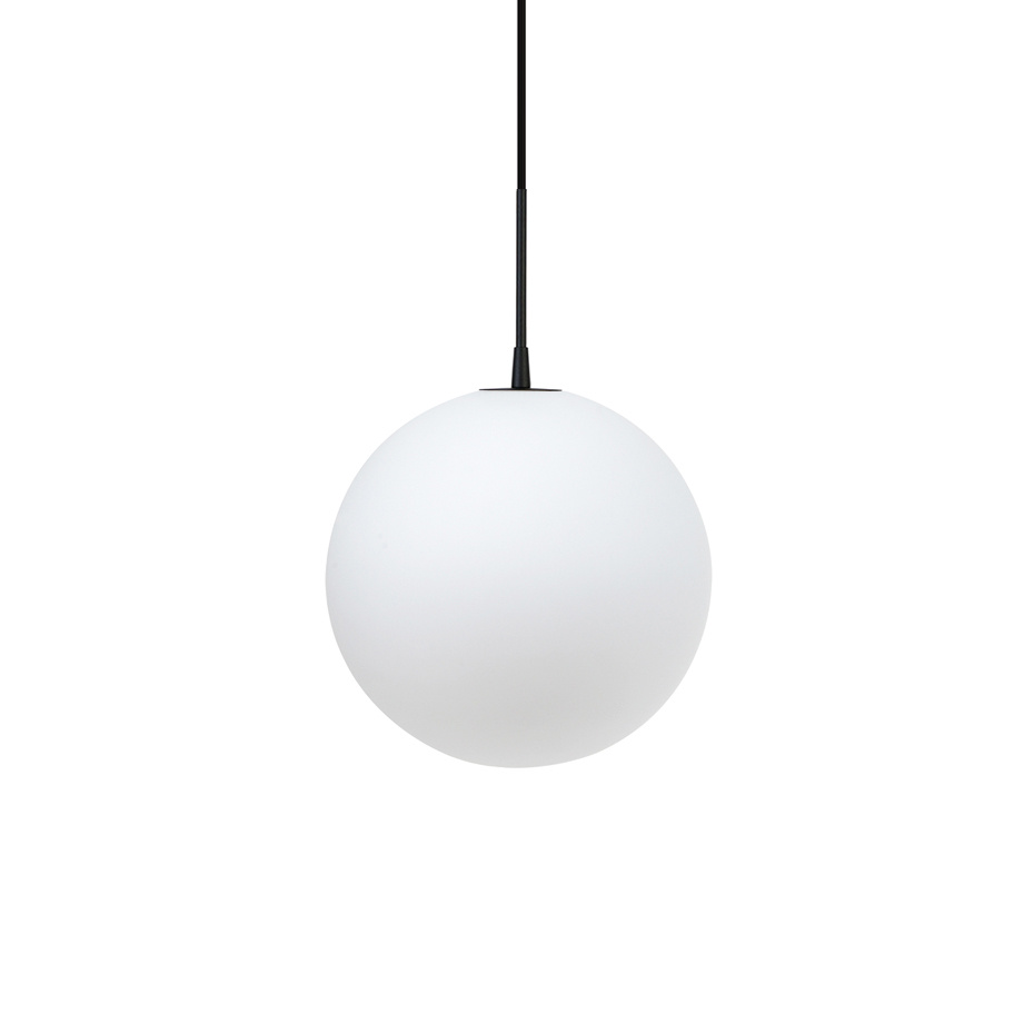 Capo Pendel Ø35cm Svart/Opalglas
