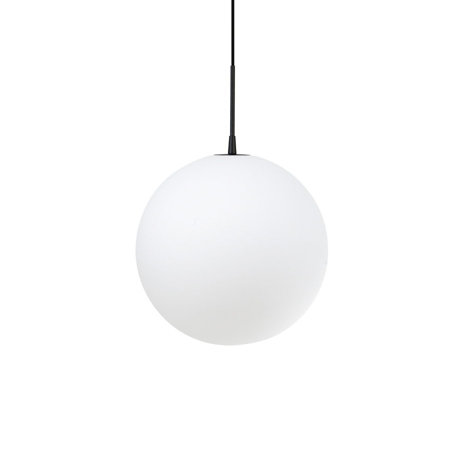 Capo Pendel Ø40cm Svart/Opalglas